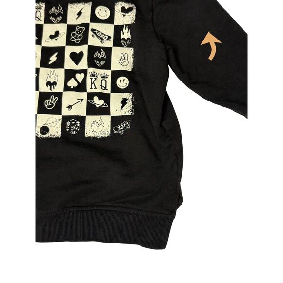 Bums & Roses What the Spade 2pc Bamboo Pants Outfit 3T Black Hooded Jogger - Picture 5 of 8